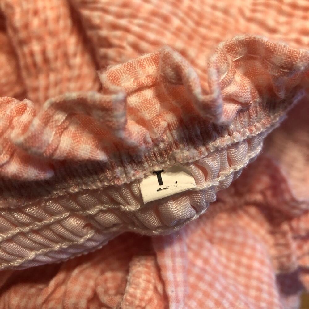 Beautiful Pink Gingham Midi Dress - Picture 9 of 9